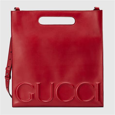 linea gucci xl leather tote bag